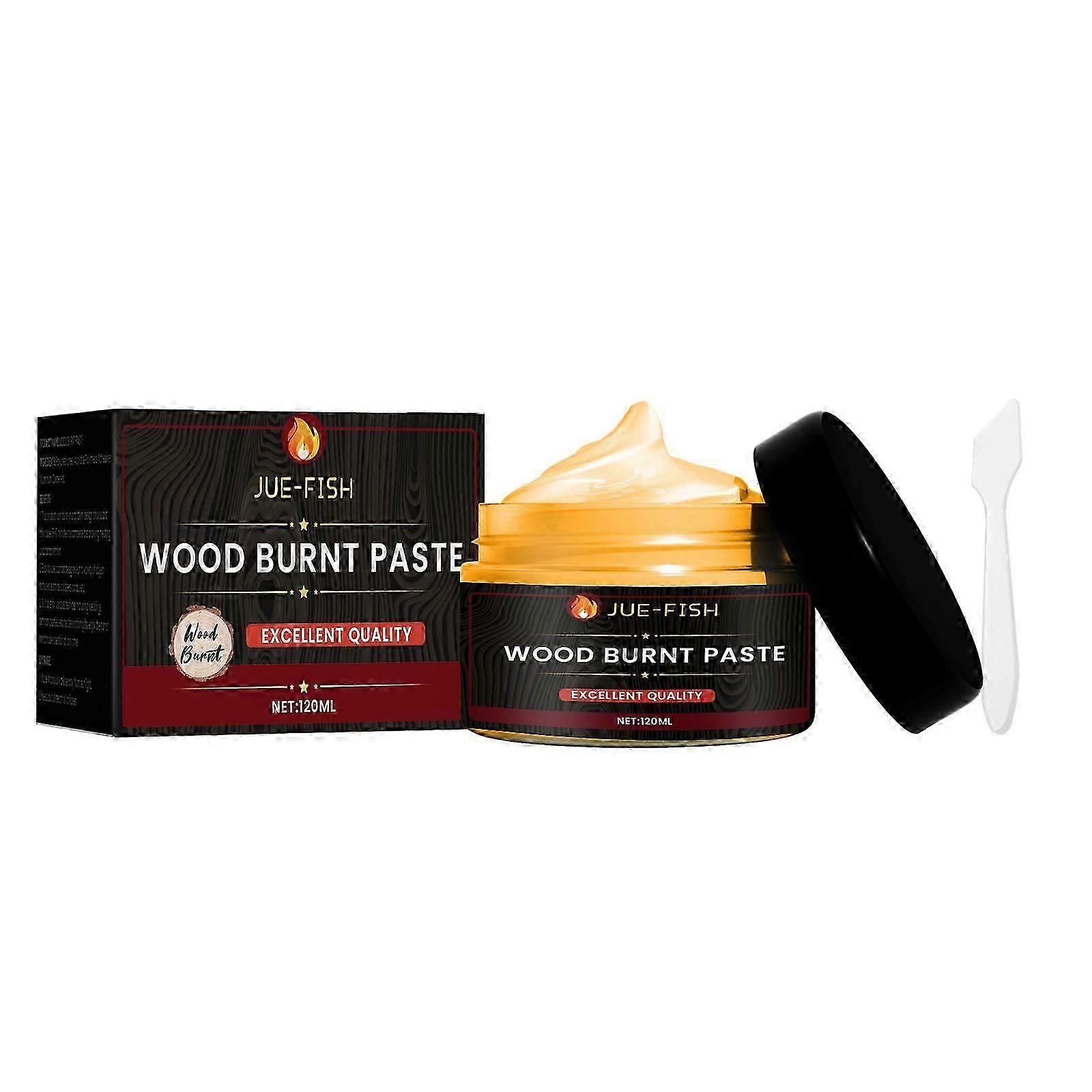 Non-Toxic Wood Burning Paste for DIY Pyrography, Easy to Use, 120ml