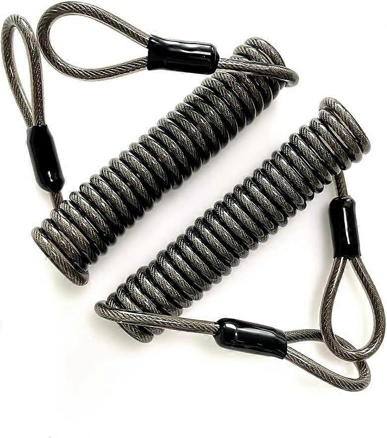 2Pack Retractable Security Cable Luggage Lock Cable Safety Stainless Steel Cable