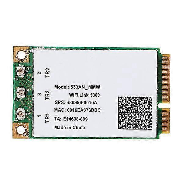 Mini PCI-E Wlan Card for Intel WIFI Link 5300 AGN Dual Band 450 Mbps Wireless Card