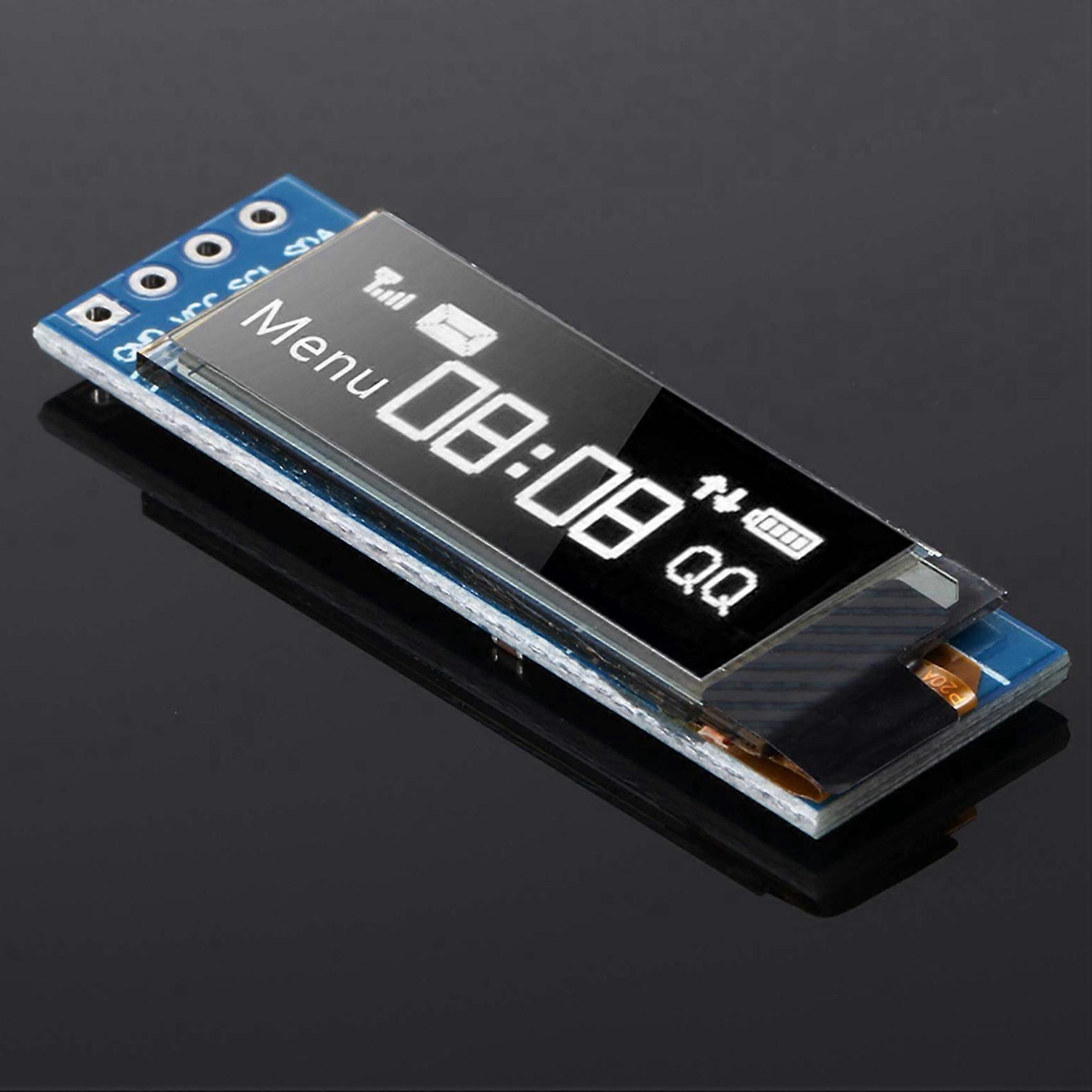 Fasizi I2C OLED Display Module – 0,91 Inch, 128x32, Wit, DC 3,3-5V, Voor Arduino, ESP8266, ESP32 2 miniatura