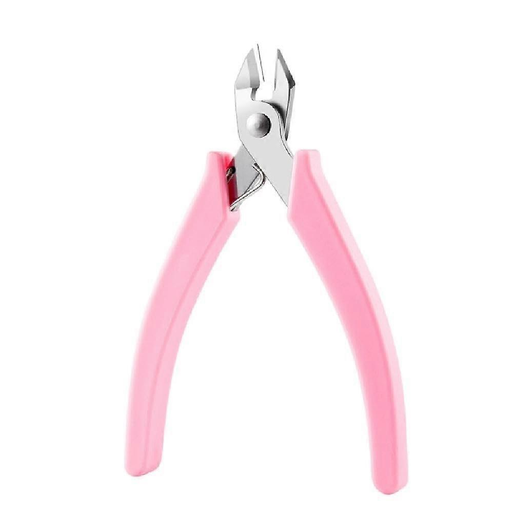 Nail Art Pliers with Precision Cutting Edge and AntiSlip Grip for Rhinestone Removal and Wire Cutting
