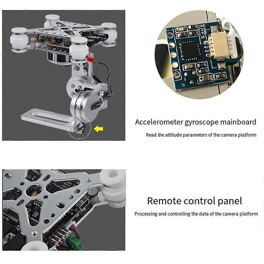3-Axis Brushless Gimbal Camera Mount for Gopro3 Gopro4 SJ4000 Xiaomi FPV Camera Drone