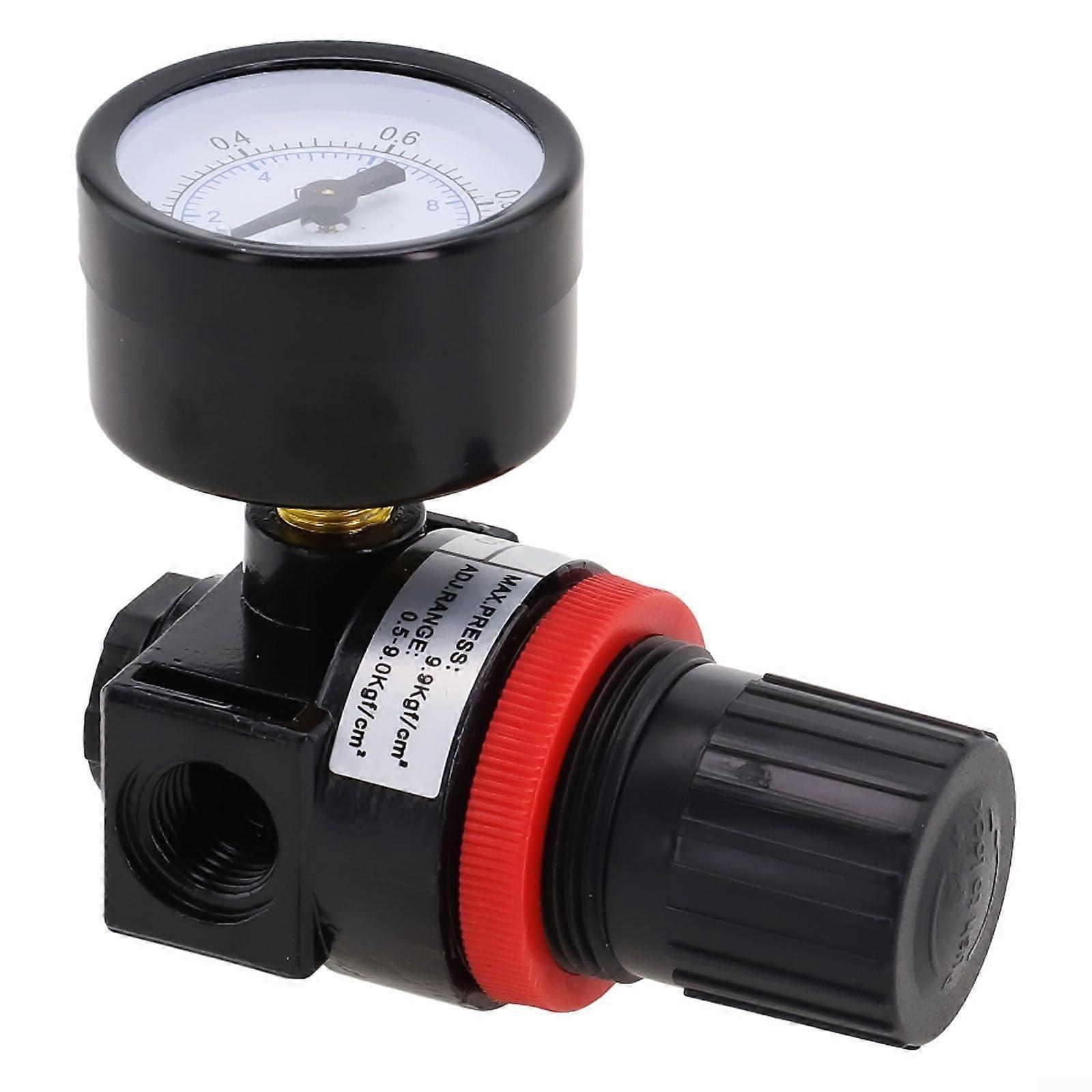 Air Compressor Pressure Regulator with Gauge 1/4 NPT, Adjustable 20100 PSI, Precise Control