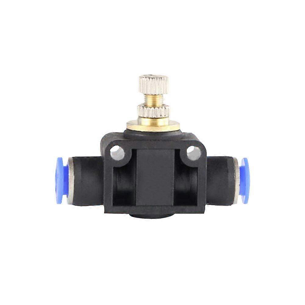 Pneumatic Flow Control Valve 3/8 PushtoConnect for 10mm Tube, Precise Speed Adjustment, Quick Release