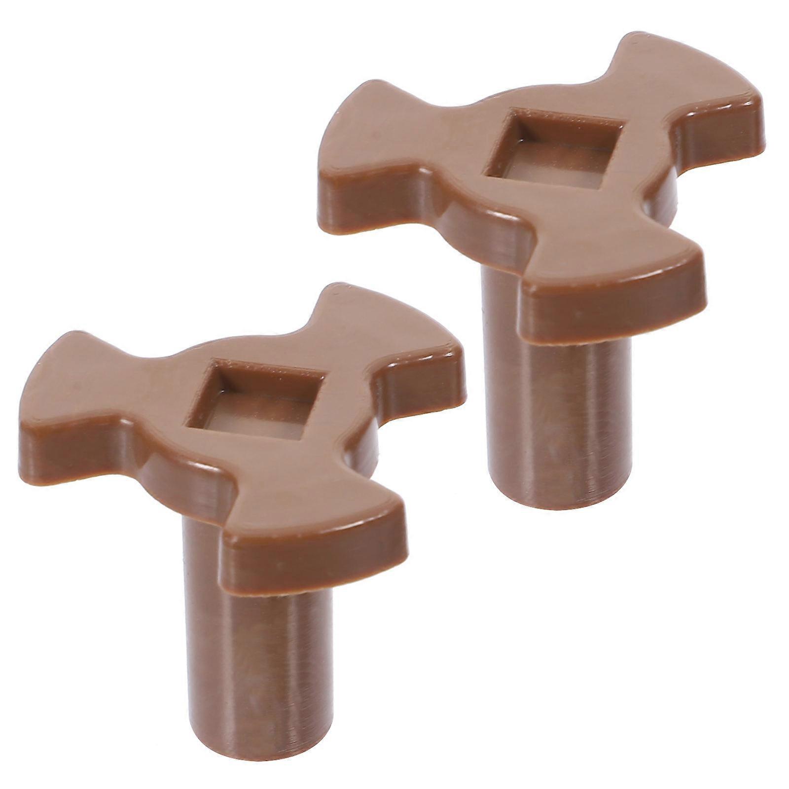 Microwave Turntable Coupler Plastic Tray Shaft for 2Pcs Oven Replacement