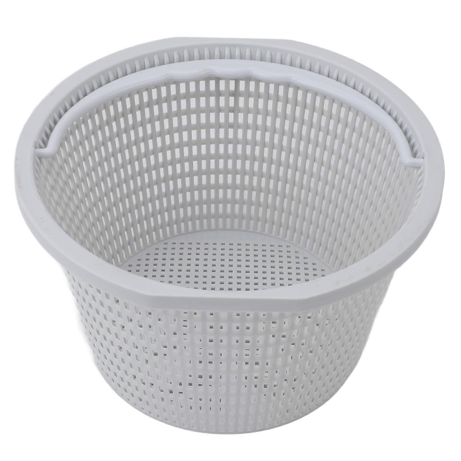 Large Pool Skimmer Basket with Durable 2 Inch Handle for Fast Debris Removal and Easy Replacement