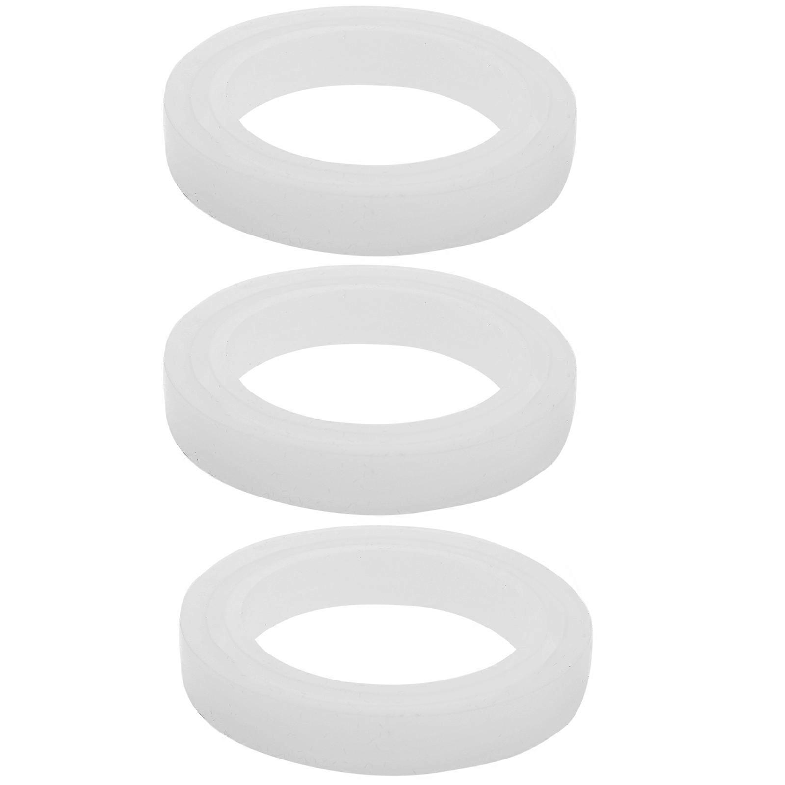 White Silicone DIY Bracelet Mold for Craft Making 3Pcs Kit