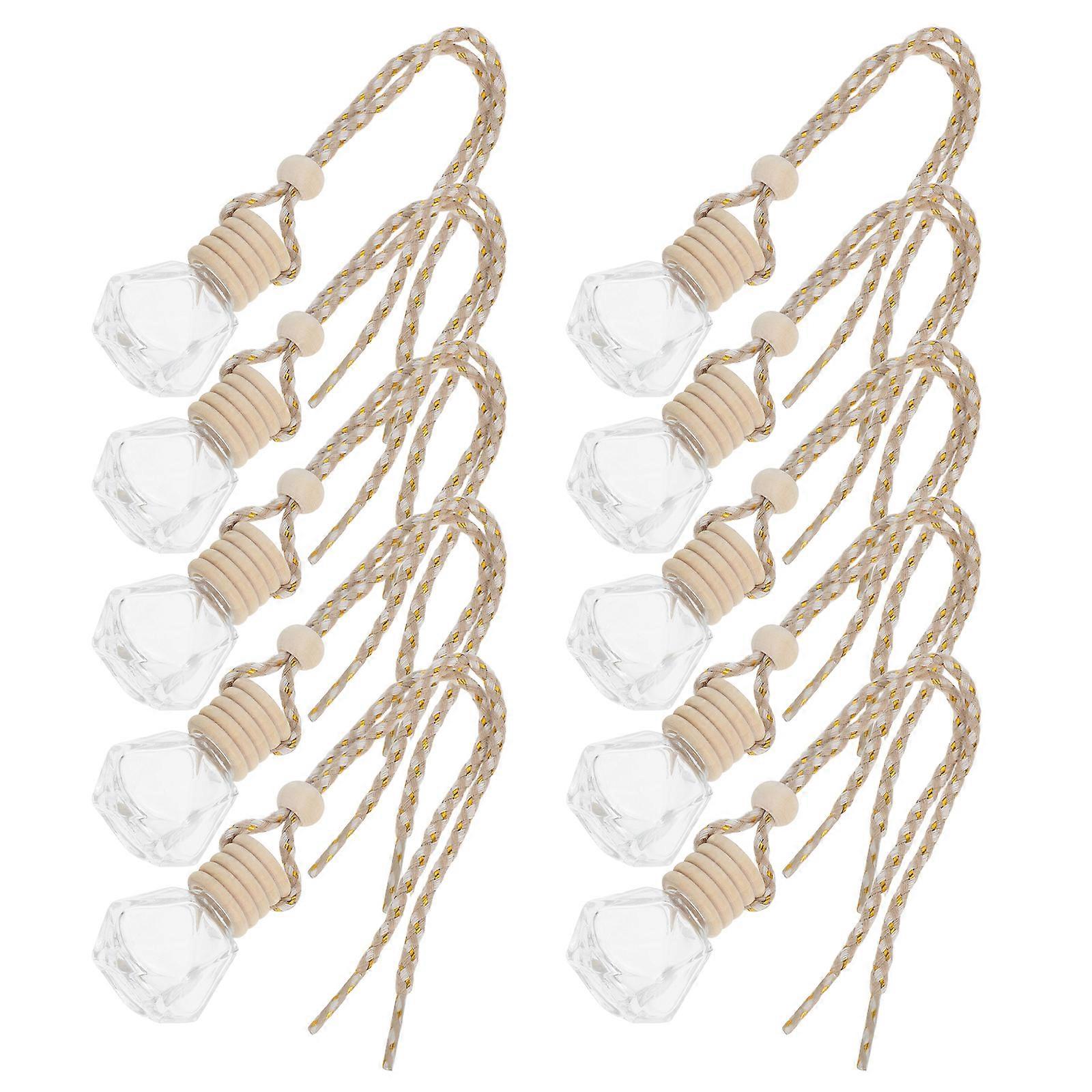 Car Essential Oil Bottle Hanging Decor for 10Pcs Set