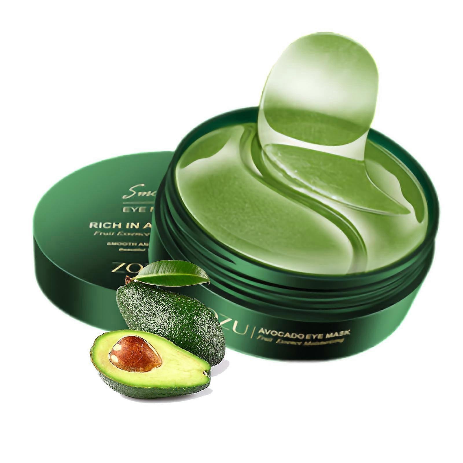 Under Eye Patches with Avocado for Dark Circles and Puffiness, Deep Hydration Cooling Effect, 60PCS