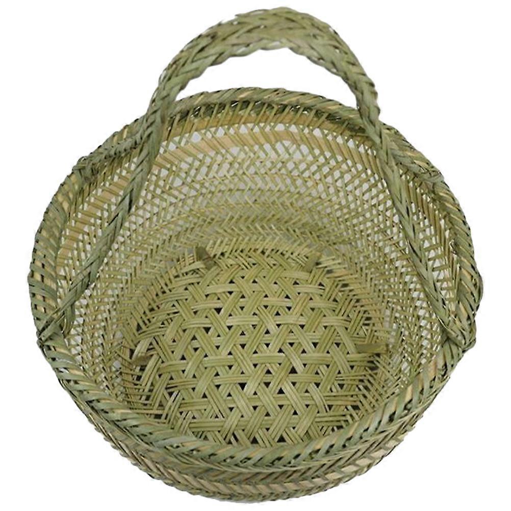 Hand Woven Storage Basket for Vegetable Storage Basket Portable Use