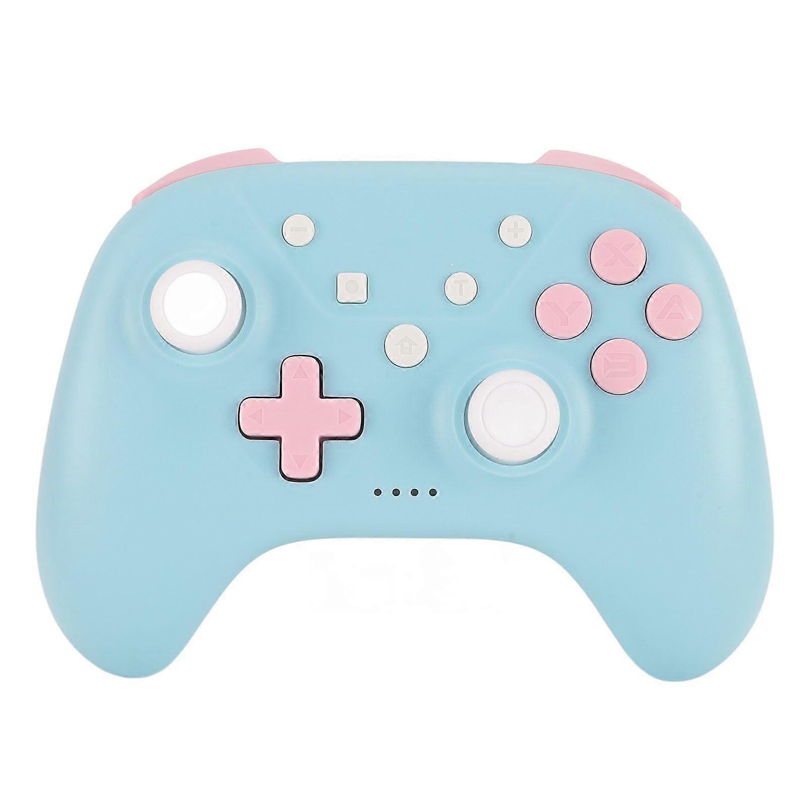 Wireless Bluetooth Game Controller with 6Axis Gyroscope Vibration and Long Battery Life Blue