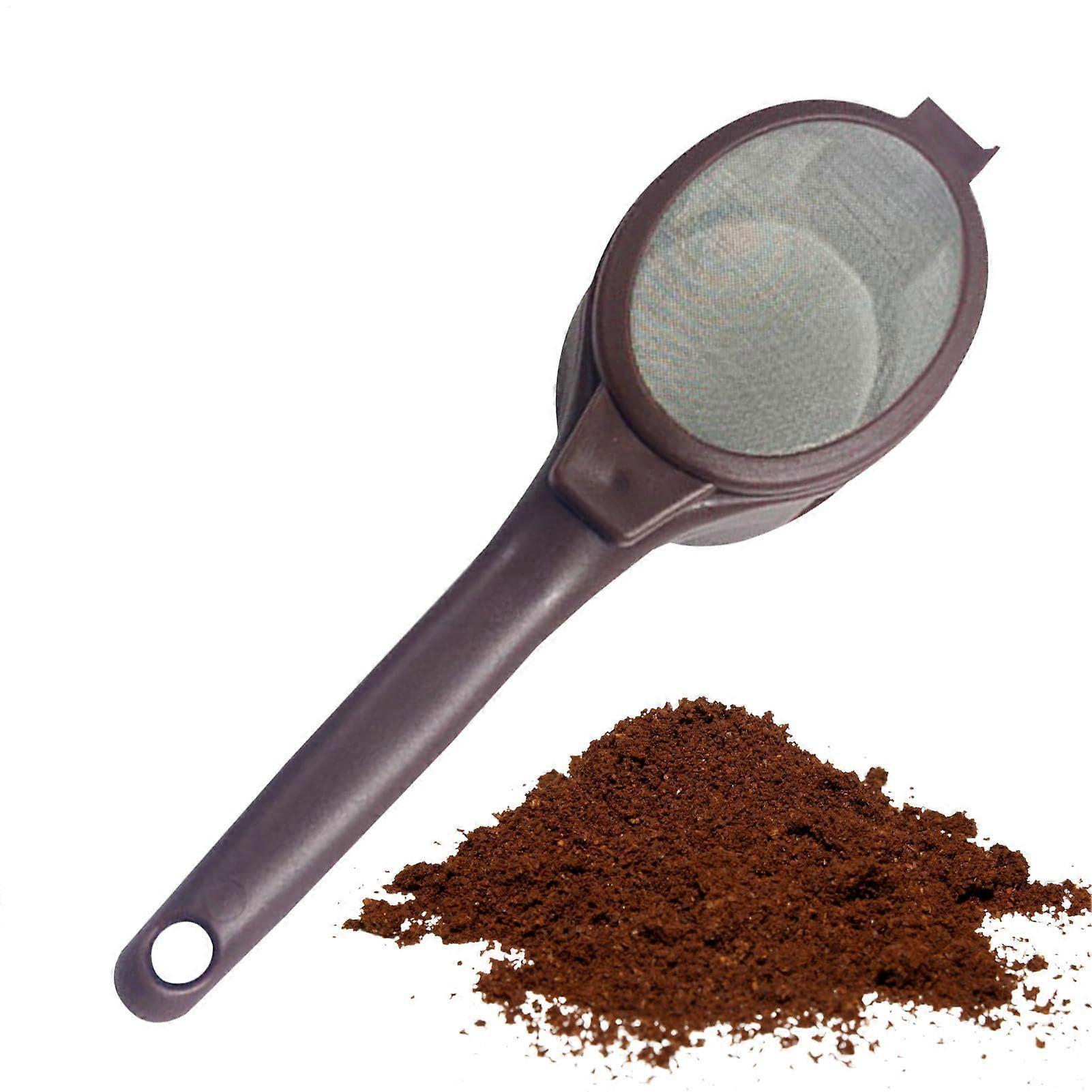 Reusable Coffee Strainer and Tea Filter, Eco Friendly, Compact Handheld for Effortless Brewing