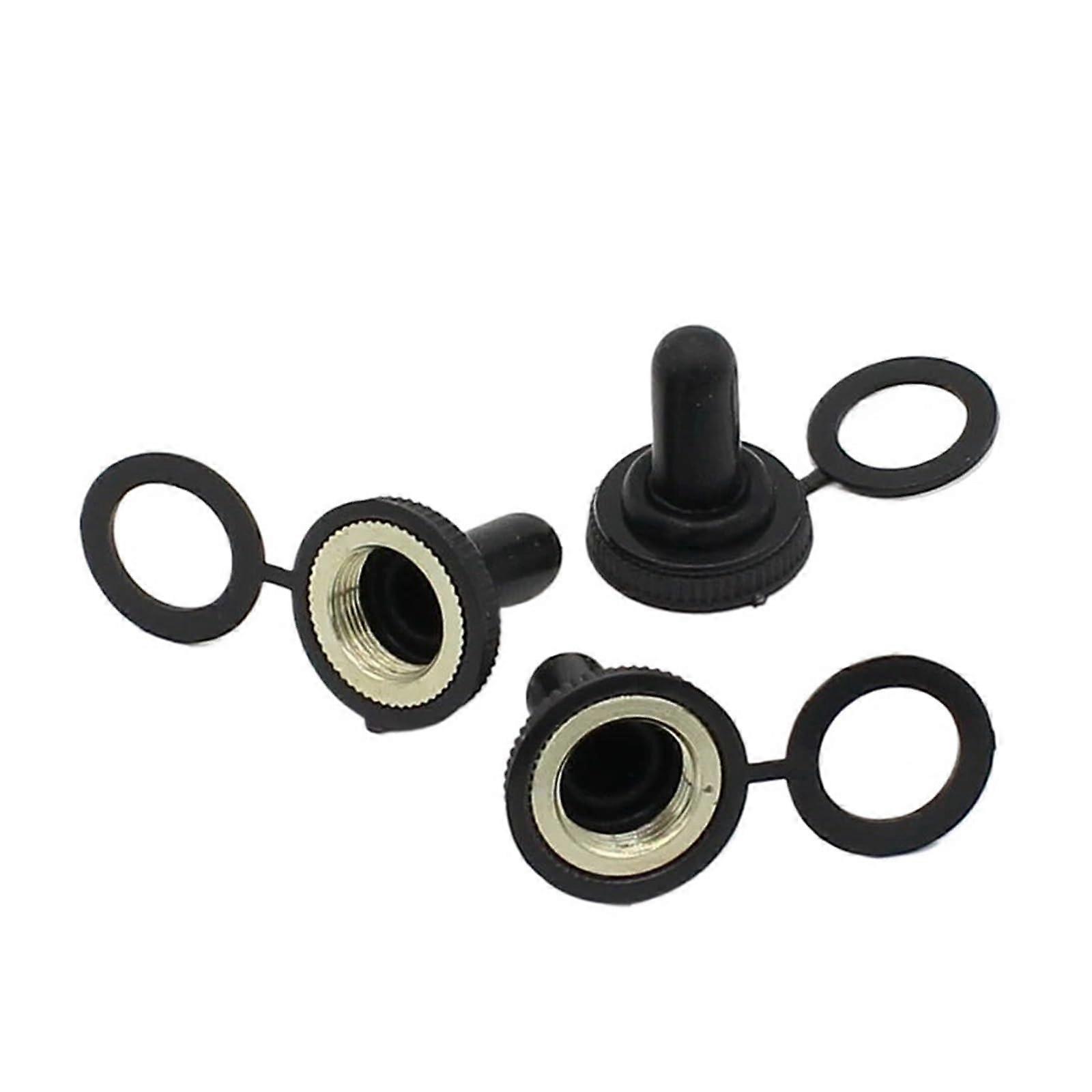 5pcs 12mm Stainless Steel Toggle Switch Waterproof Cover with Durable Dustproof Protection