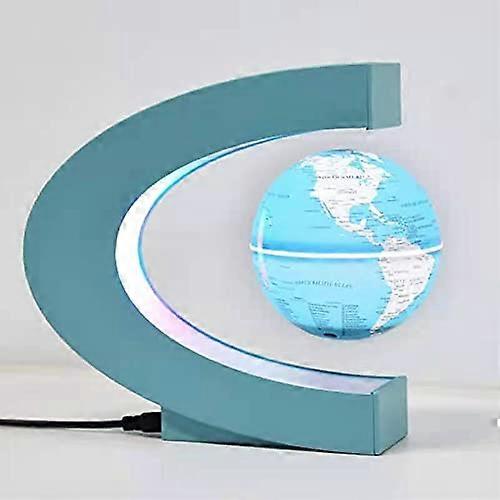 Levitating Globe with Magnetic Levitation and LED Light, Rewritable Map, UK Plug for Home Office