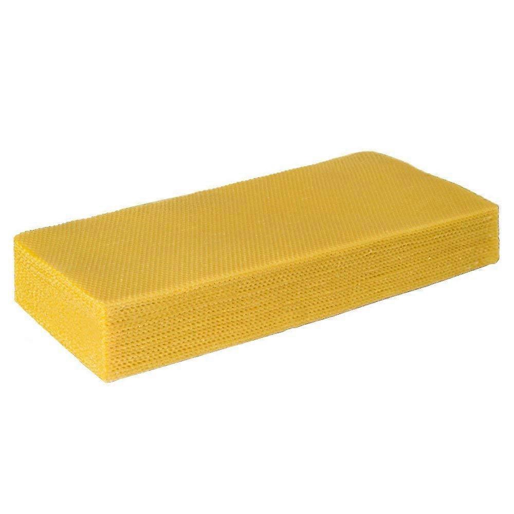 15 Pcs 100% Pure Beeswax Foundation Sheets for Beekeeping and Candle Making 16.5x7.7 in