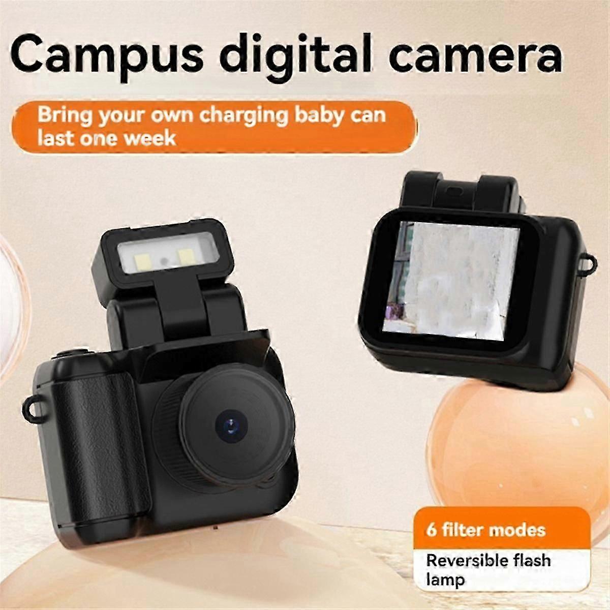 HD1080P Mini Portable Pocket Camera with LCD Screen and Flash Video Recording Function