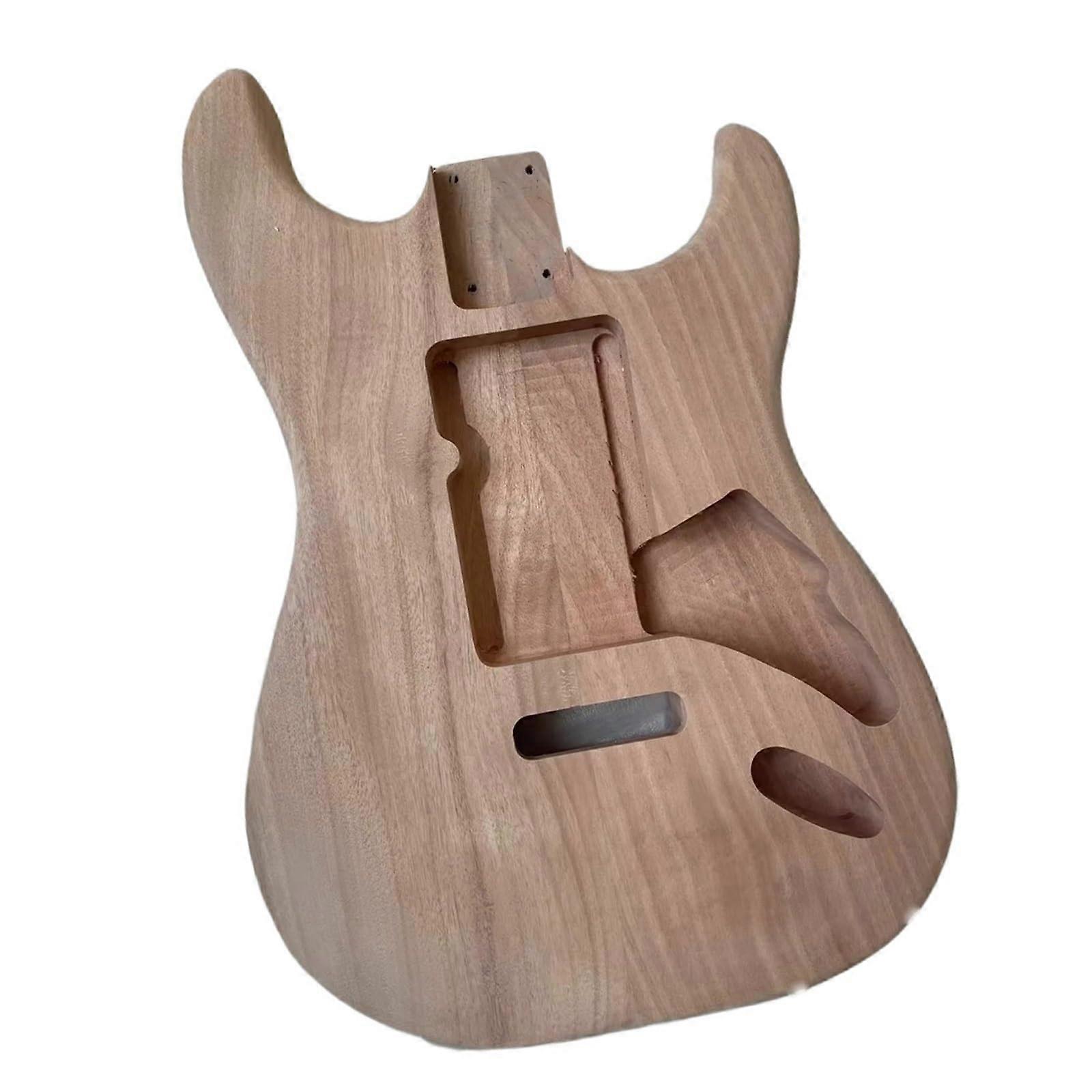 DIY Mahogany Electric Guitar Kit for Beginners with Lightweight  Body