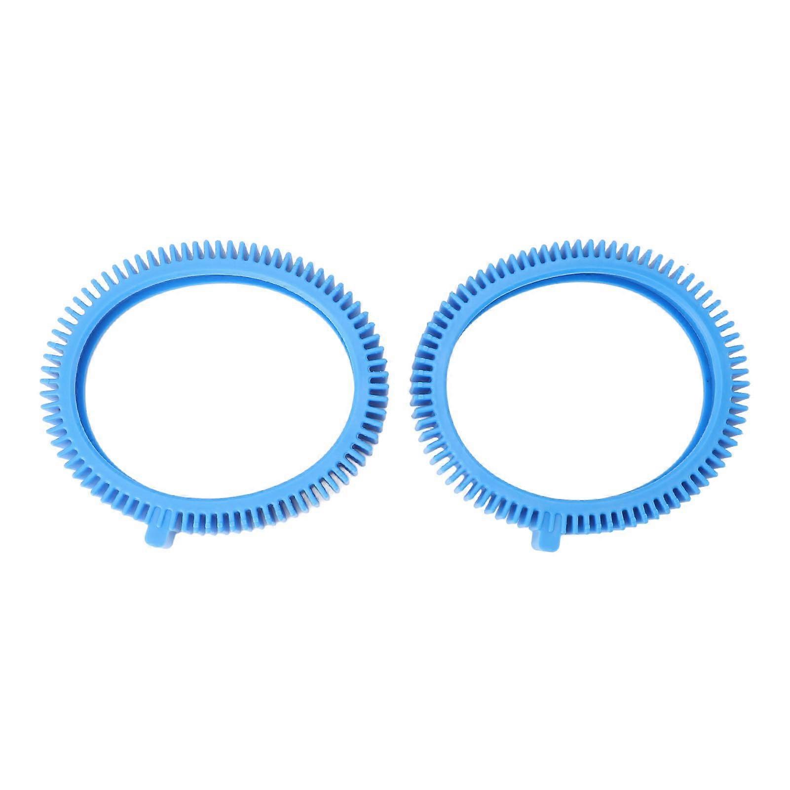 Pool Cleaner Front Tires Replacement Pair with Enhanced Traction and Durable Rubber
