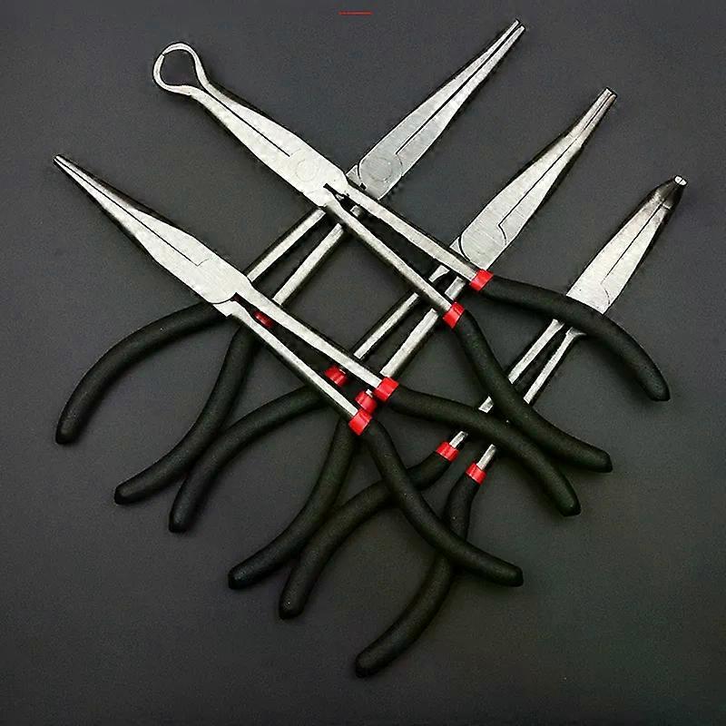 11 280mm Long Handle Multi-Functional Reach Circle Nose Pliers Plug Puller