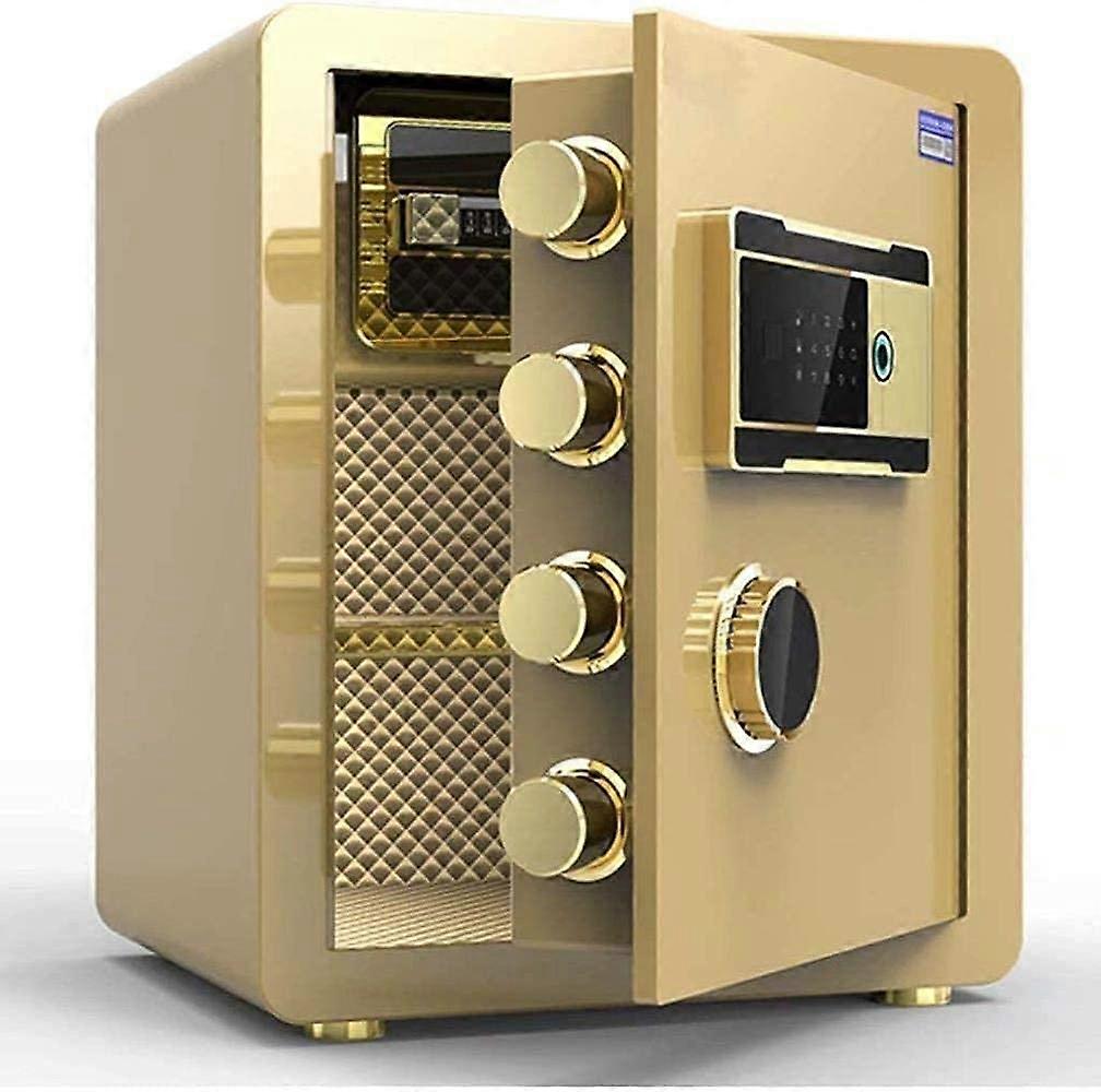 Safe Box Solid Steel Construction for Home and Office, Small Security Safe with Easy Mounting