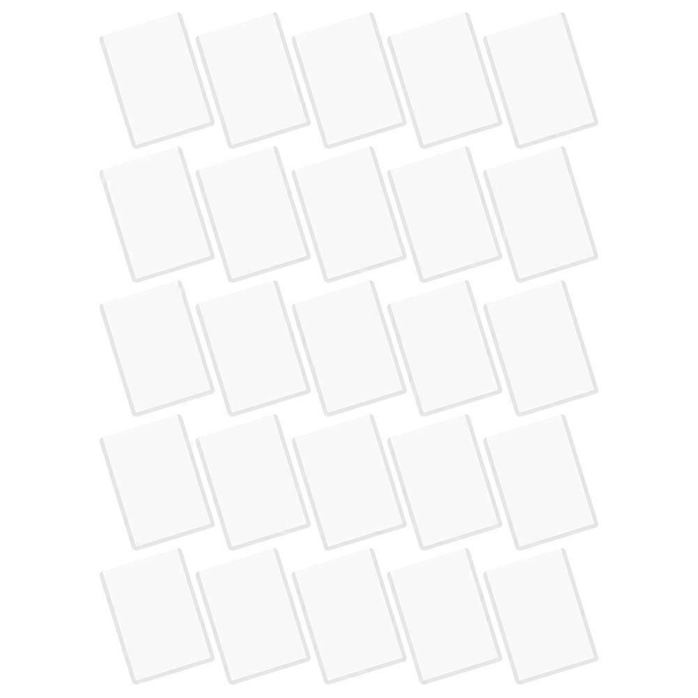 Card Protective Sleeves Hard Plastic Holders for Game Cards 125Pcs