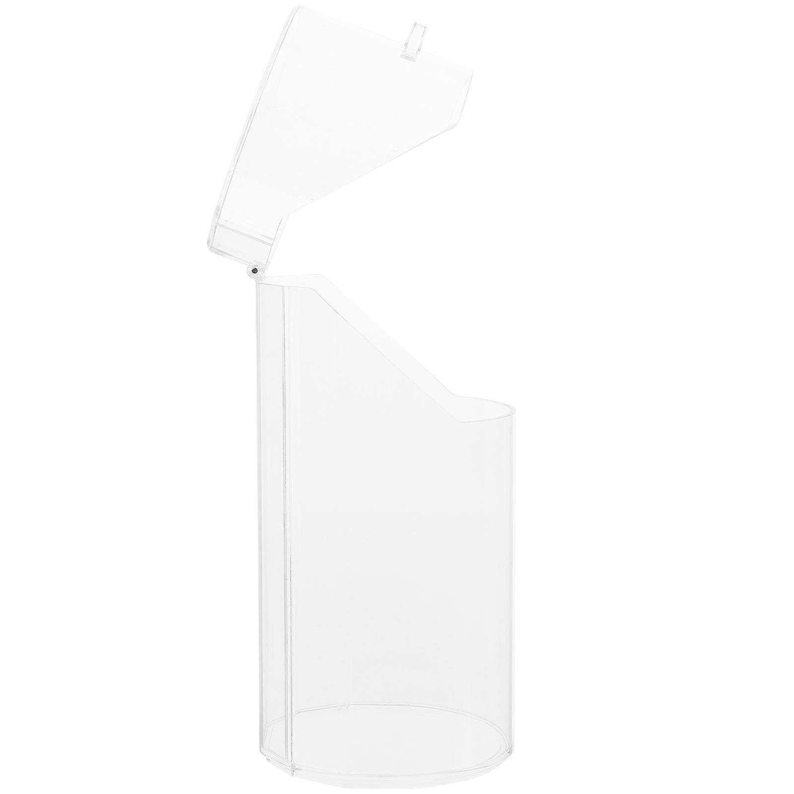 Transparent Acrylic Brush Storage Box for Makeup Brush Use Holder