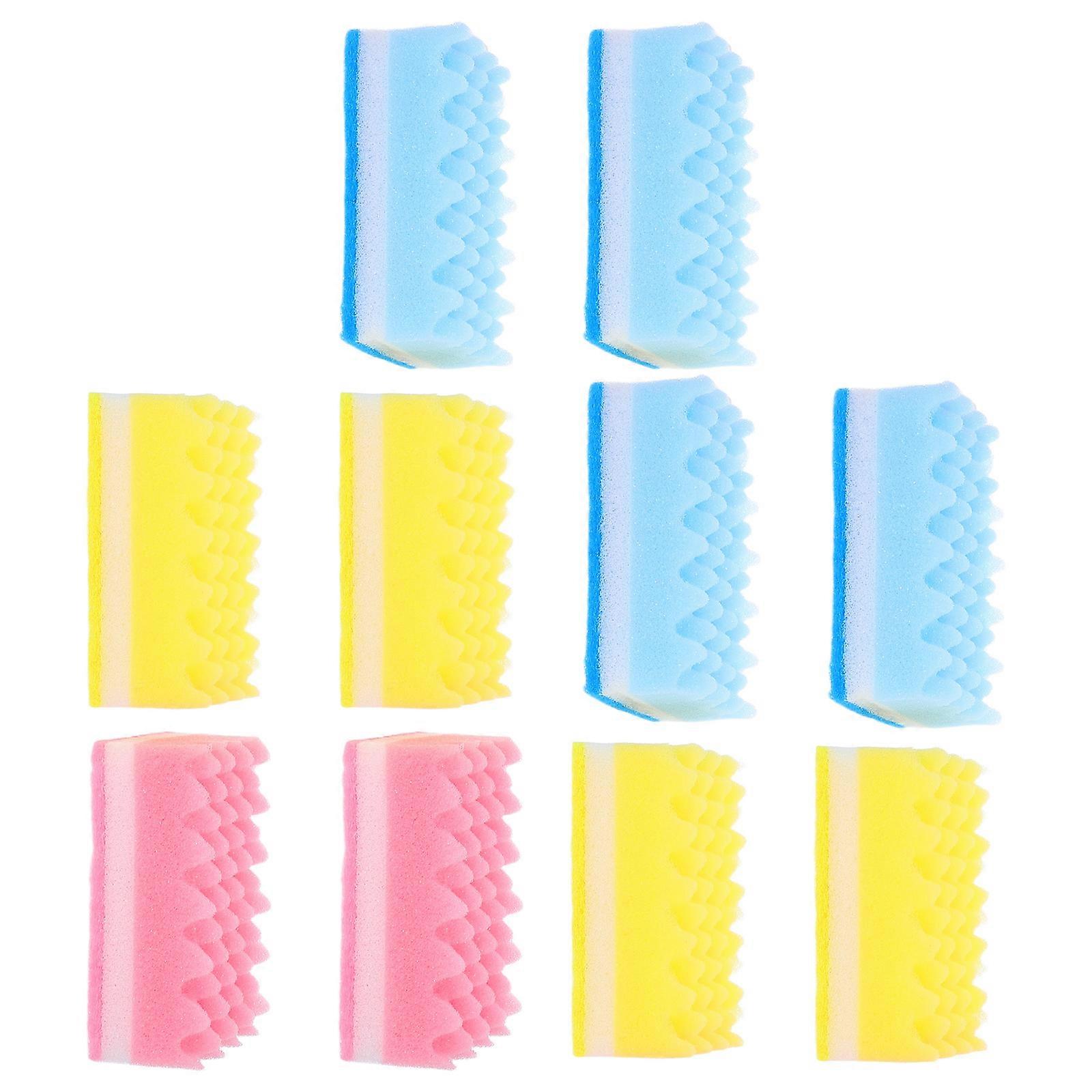 Cleaning Scrubber High Density Small Sponge for Use 10Pcs