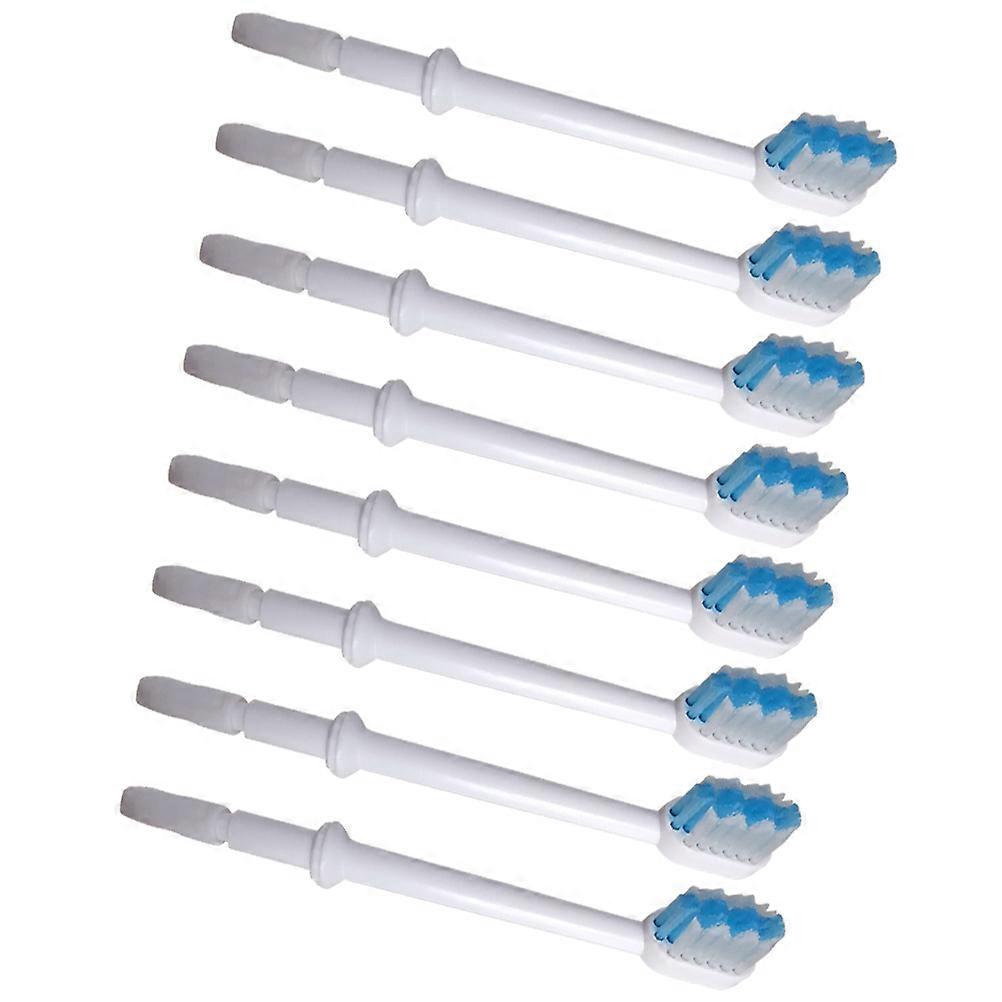 Professional Oral Irrigator Replacement Brush Heads 8Pcs White for Cleaning