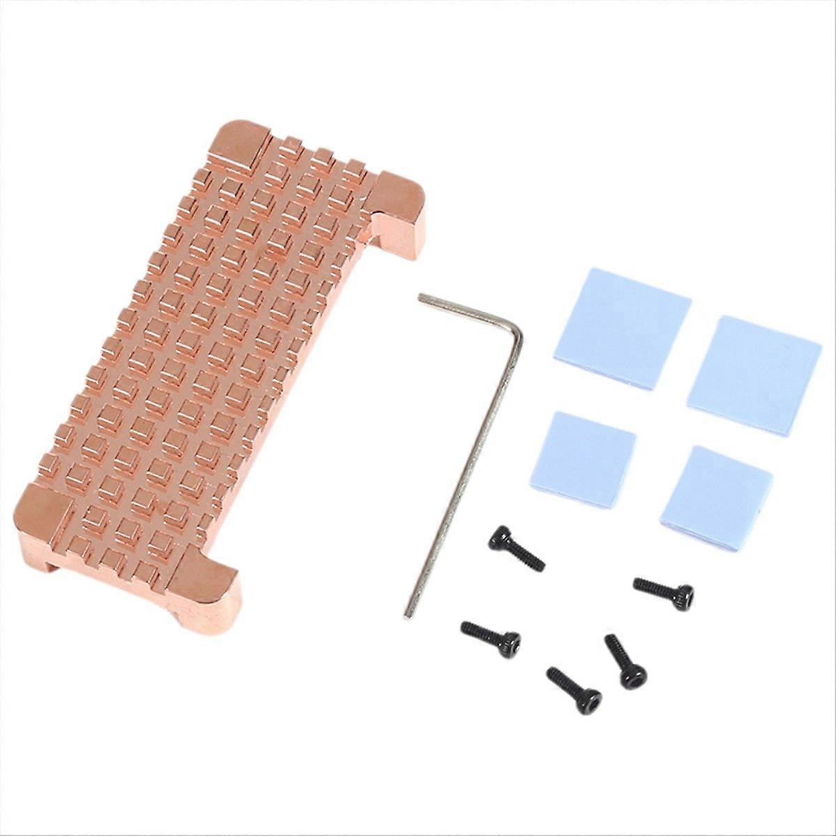 For Zero Pure Copper Heatsink Protective Case Passive Cooling Enclosure for Zero W/2W