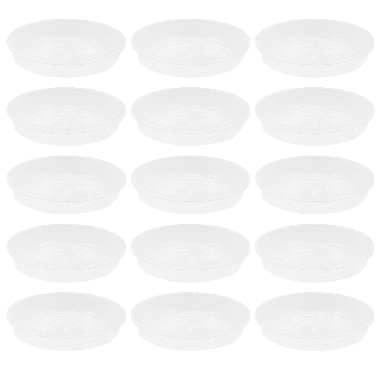 Plastic Flower Container Base Flowerpot Bottom Trays with 60Pcs Set