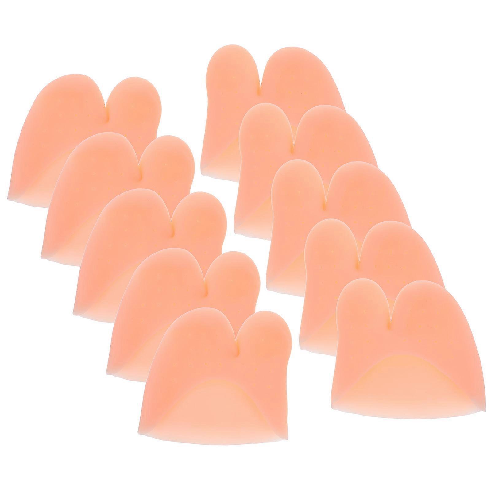 Dance Shoe Pad Silicone Ballet Toe Protector for Dance Use 5Pairs