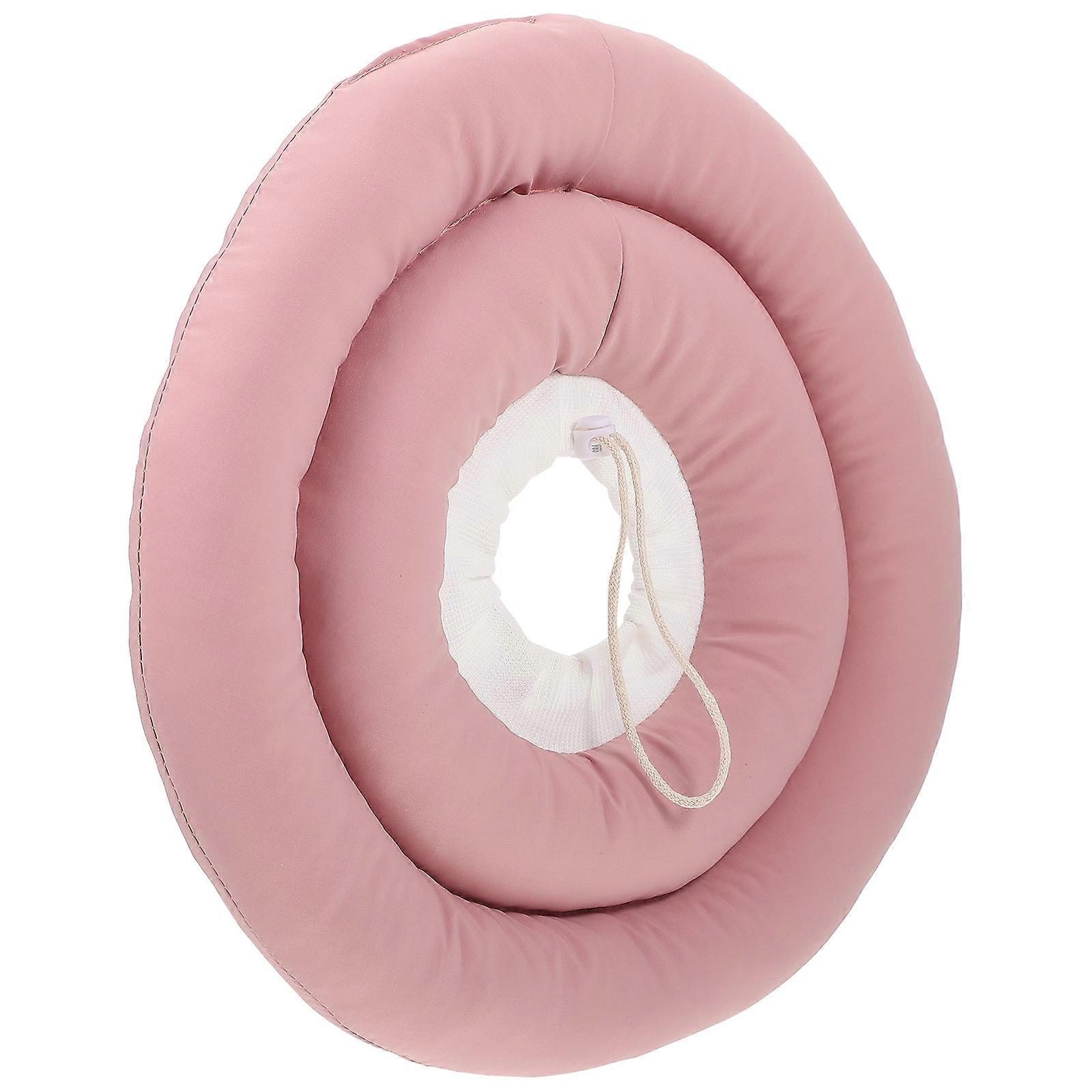 Protective Cat Collar Pink for Preventing Licking and Scratching 3Pcs