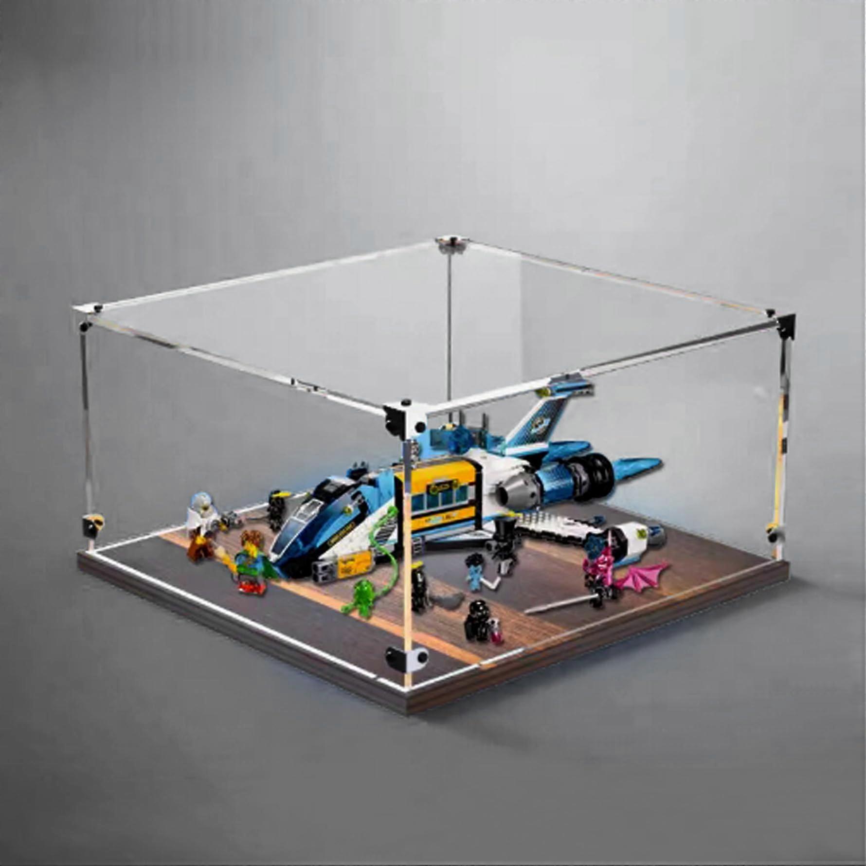 Acrylic Clear Dustproof Display Case with Durable Stable Base for  71460 Bus Model