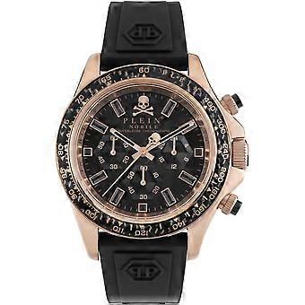 Philipp Plein Svart Silikon PWVAA0623 Herrklocka