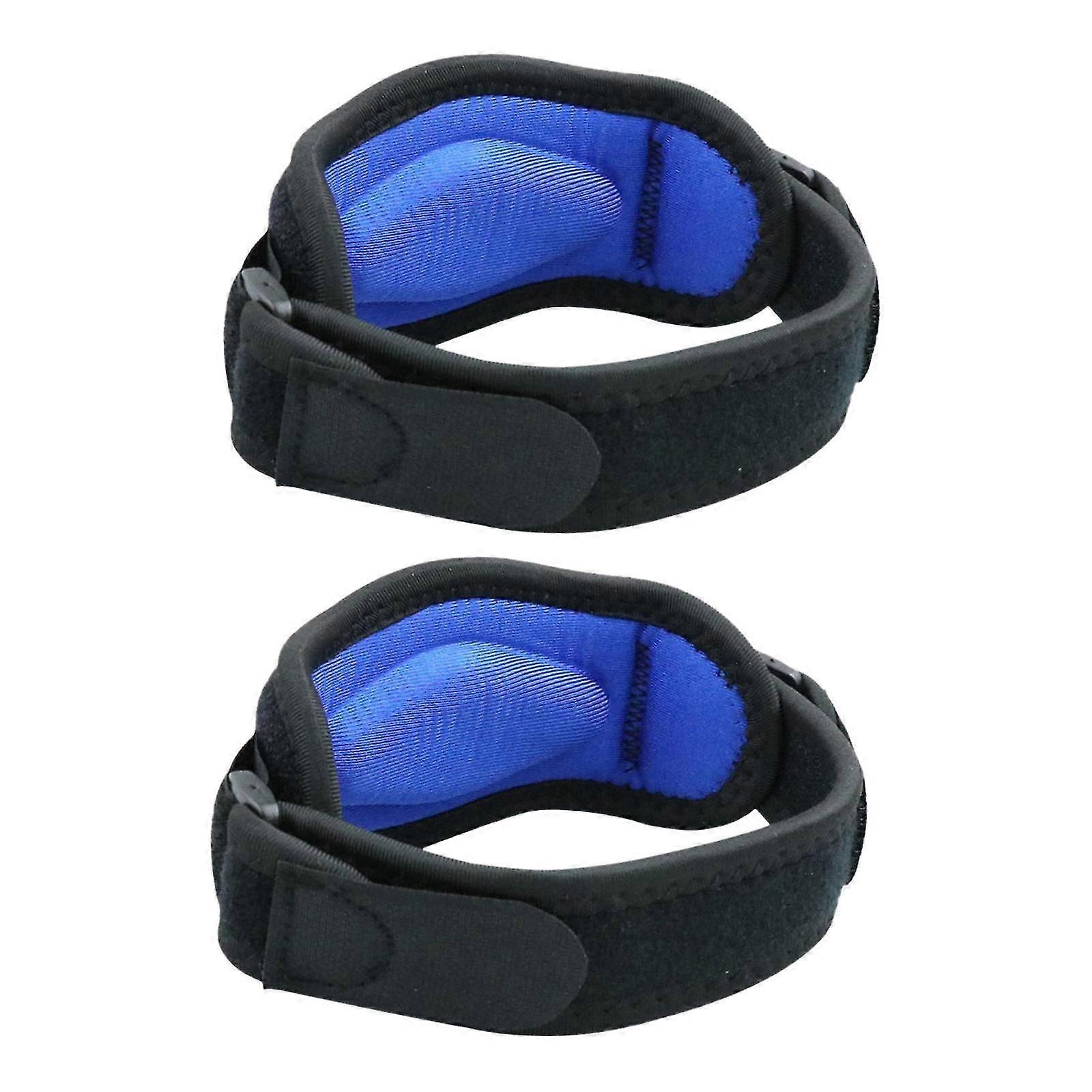 2 Pieces Breathable Patella Strap Adjustable Squats Patella Stabilizer Strap
