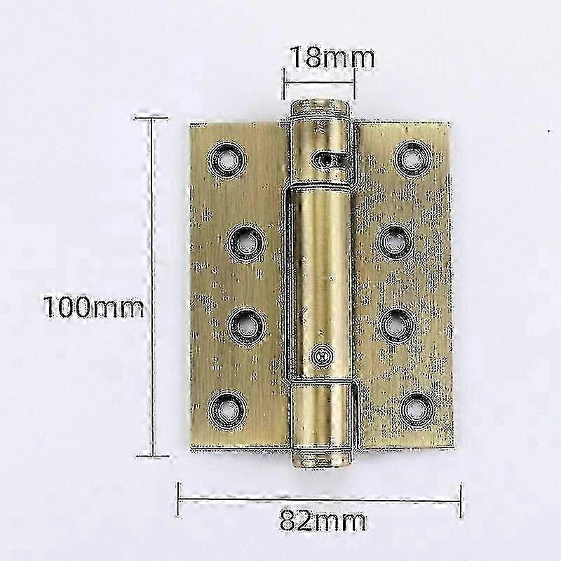Self-Closing Spring Hinge compatible with Invisible Doors with Damping Buffer Automatic Hidden Door Closer