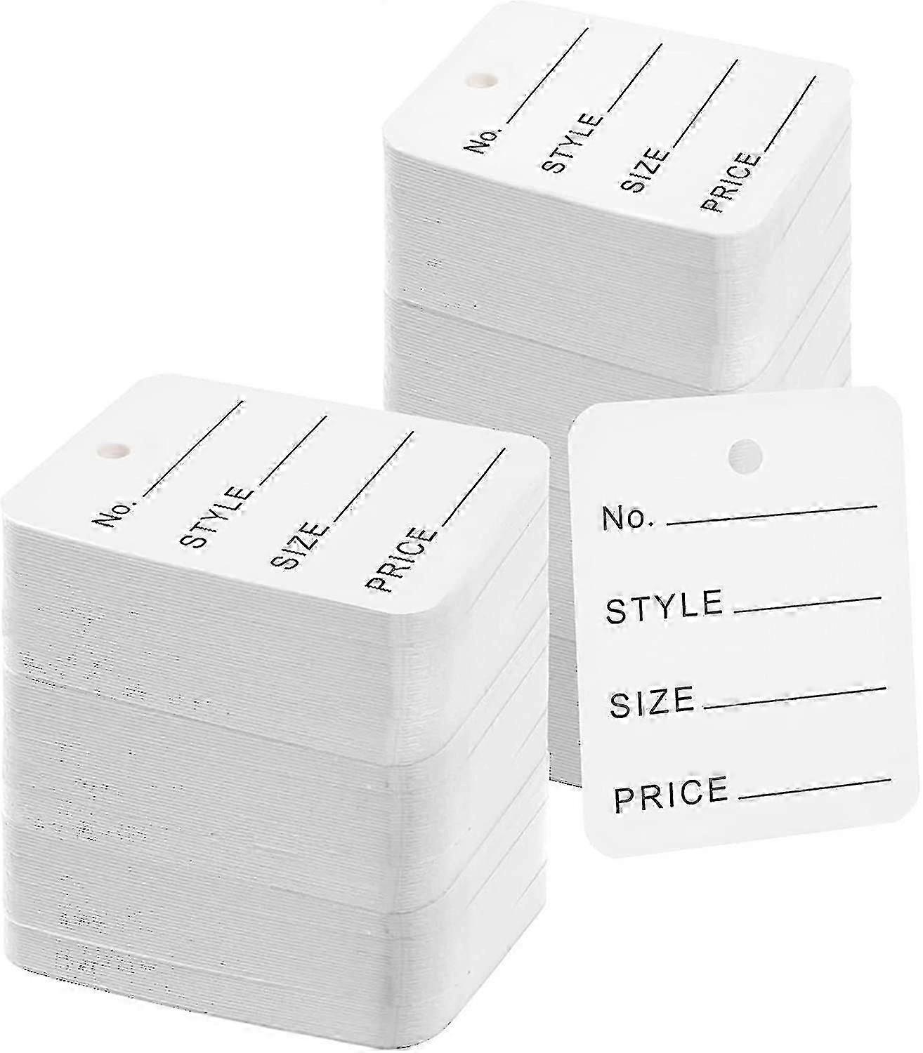 1000pcs Prislapper Smykker Klær Display Tags