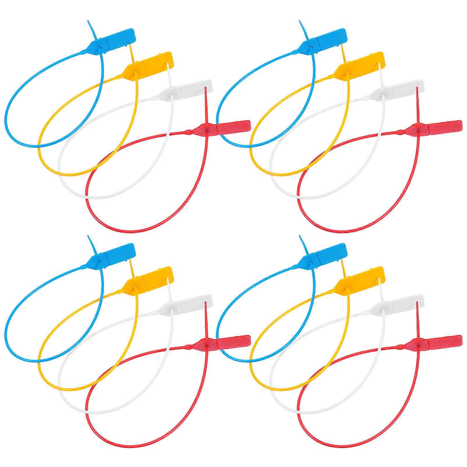 Disposable Self-Locking Seals Plastic Security Seals for Fixing 48Pcs