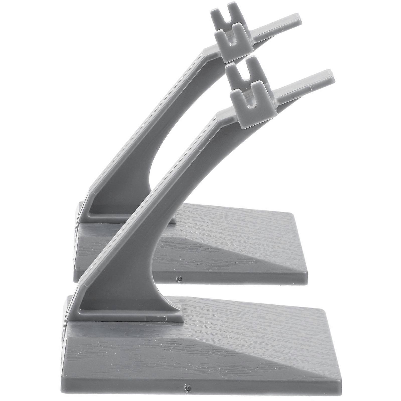 Aircraft Models Stand Support Base for Storage Use 2Pcs Grey