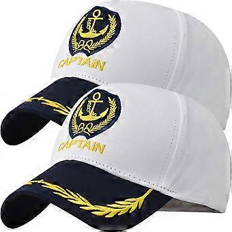 2pcs Casquettes de baseball Pretty Captains Hat Mode Baseball Hats Sunshade Hats