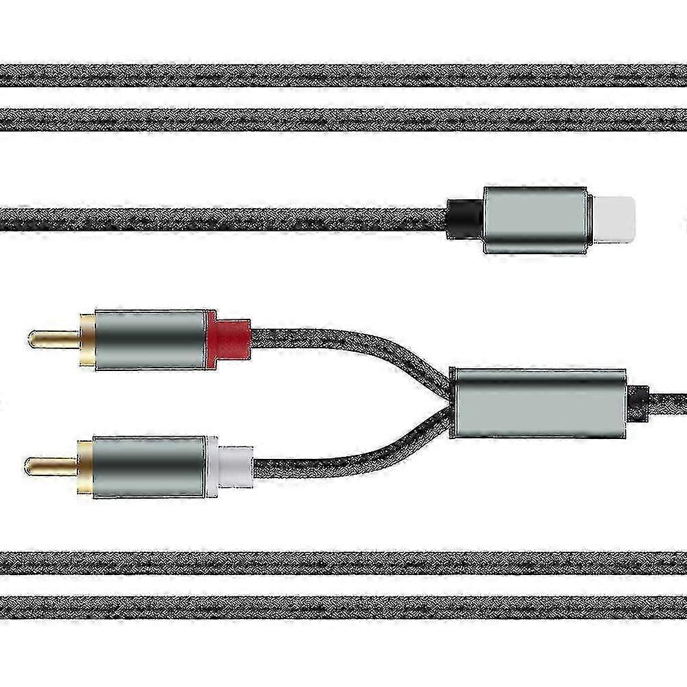 Câble Lightning vers RCA pour sortie audio iPhone iPad