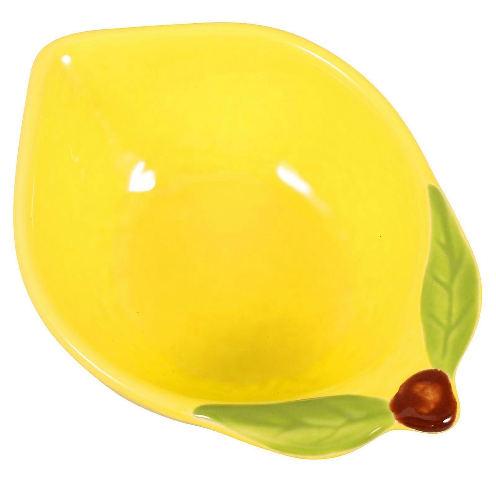 Creative Lemon Tableware Ceramic Plate for Storage in Kitchen Use