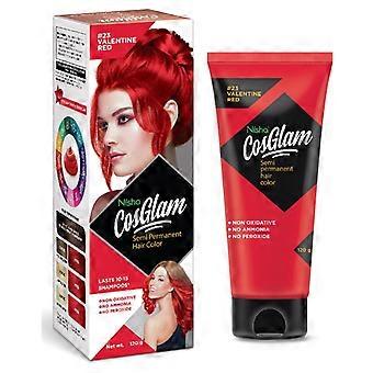 Nisha Cosglam Semi Permanent Hair Color Dye  120g Natural Long Lasting Grey Coverage