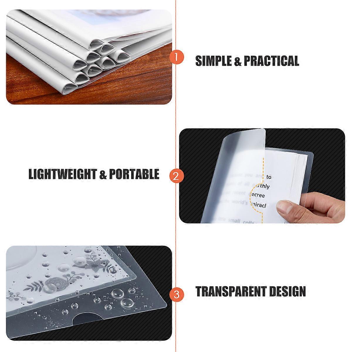 Plastic File Folder Filing Folders Transparent Organizer Binder Document Organizer Transparent File Folder