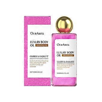 Shimmer Body Oil - Tiefenfeuchtigkeitsspendende & nährende Tagespflege mit Hyaluronsäure & Arganöl