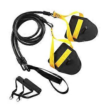 Swimming Arm Trainer Strength with Handle Resistance Band compatible withIndoor Outdoor 60 lbs Black