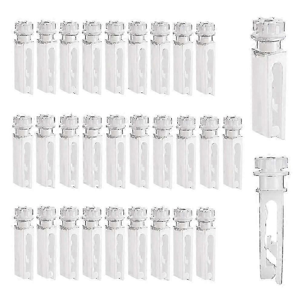 30pcs Vertical Blind Stem Replacement White Stems Compatible withVertical Window Blind Vertical Blind Carrier