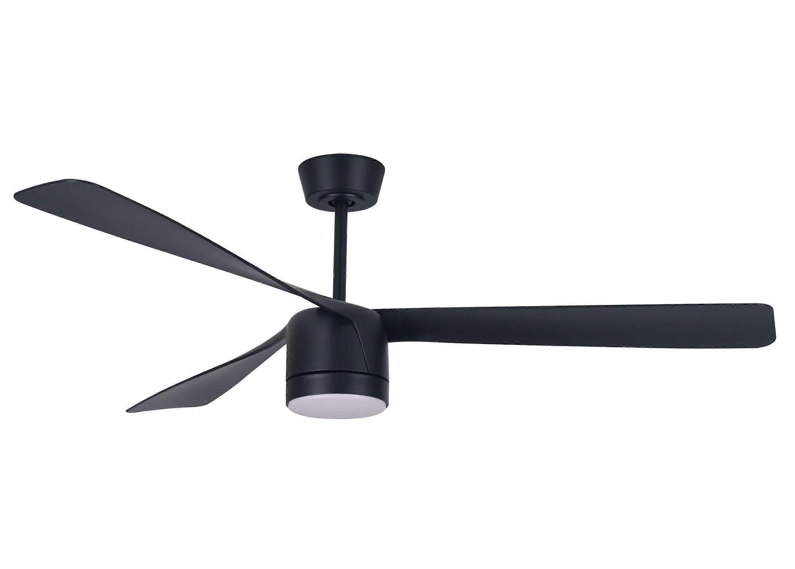DC Deckenventilator Peregrine Schwarz mit LED