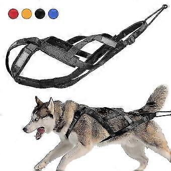 2026 Reflective Dog Sledding & Weight Pulling Harness for Training