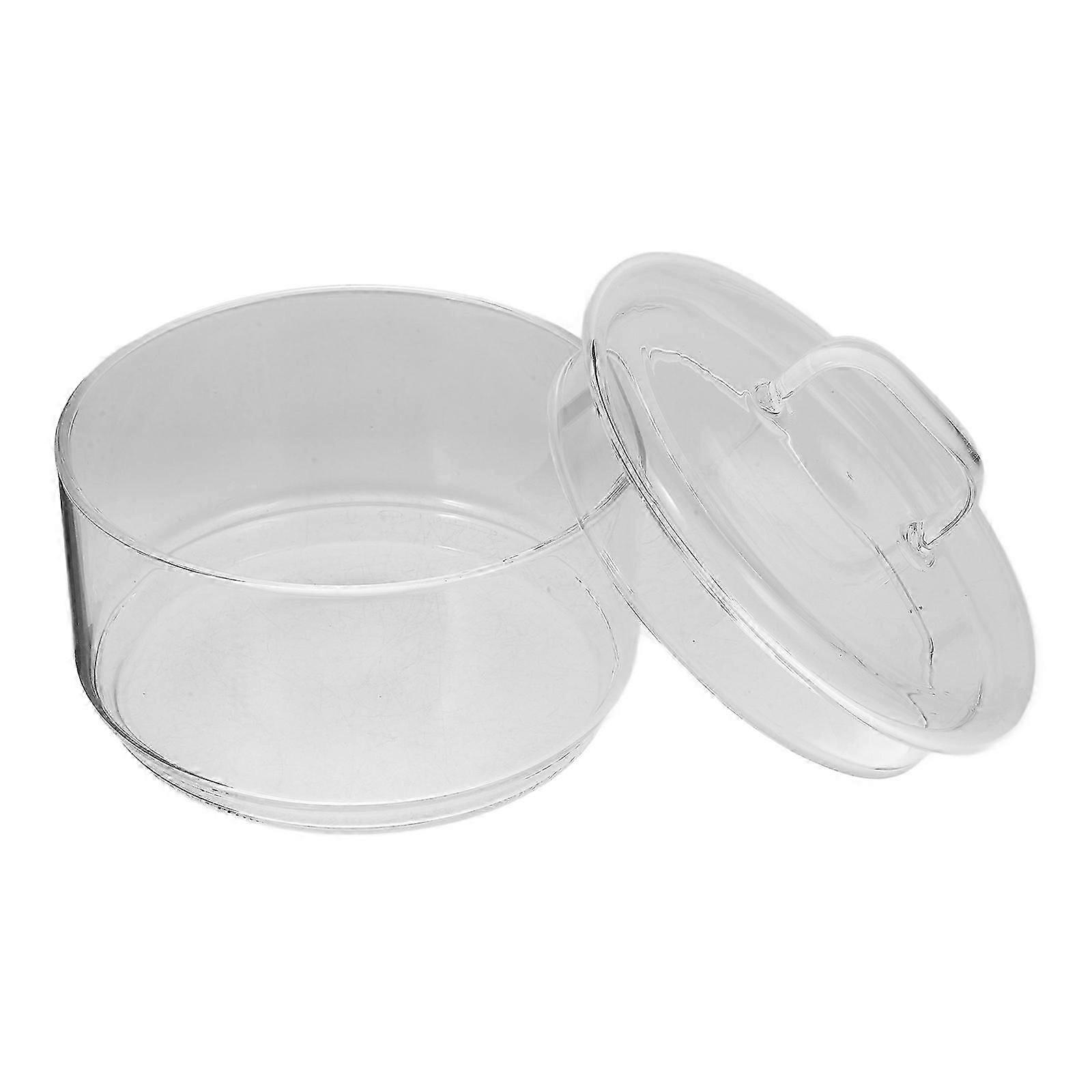 Stackable Heat Resistant Transparent Glass Bowl for Kitchen Storage